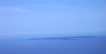 L'isola di Pianosa vista dall'Elba
