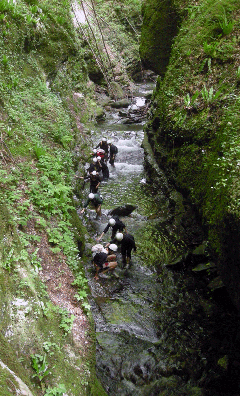 Riserva Naturale dell Orrido di Botri Orrido di Botri, salto dei Becchi