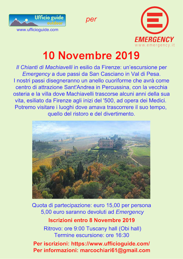 Emerency escursione del 10 novembre 2019